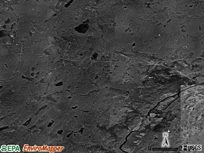Zip code 18337 satellite photo by USGS