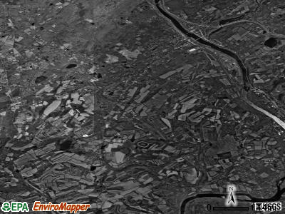 Zip code 18343 satellite photo by USGS