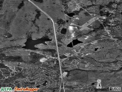 Zip code 18346 satellite photo by USGS