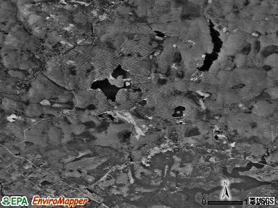 Zip code 18347 satellite photo by USGS