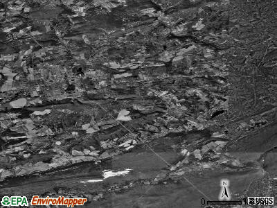 Zip code 18353 satellite photo by USGS