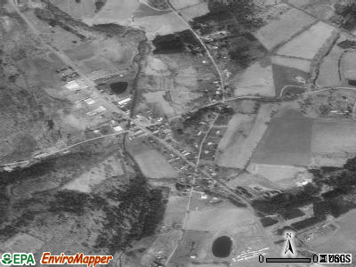 Zip code 18413 satellite photo by USGS