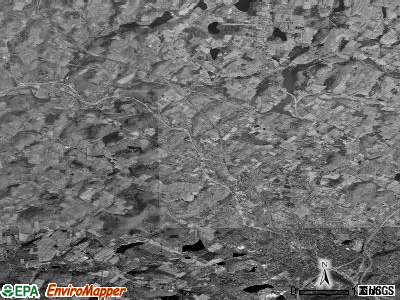 Zip code 18414 satellite photo by USGS