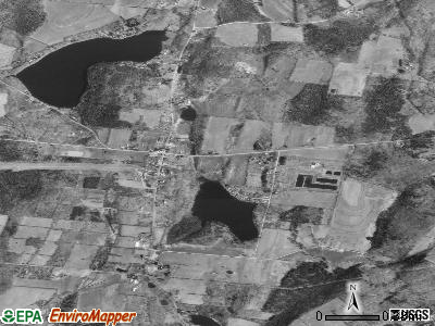 Zip code 18420 satellite photo by USGS