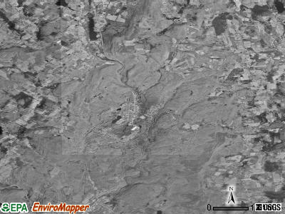 Zip code 18421 satellite photo by USGS