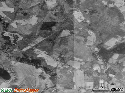 Zip code 18430 satellite photo by USGS