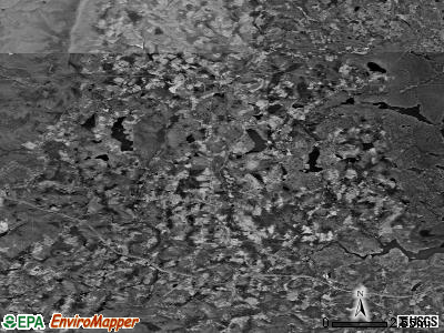 Zip code 18436 satellite photo by USGS