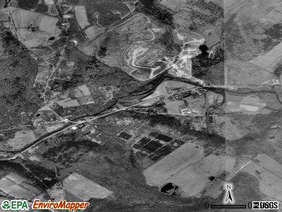 Zip code 18441 satellite photo by USGS