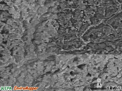 Zip code 18446 satellite photo by USGS
