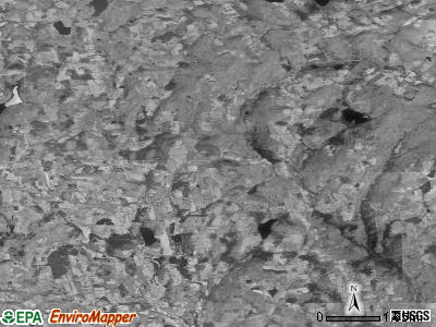 Zip code 18453 satellite photo by USGS
