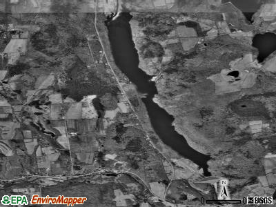 Zip code 18456 satellite photo by USGS