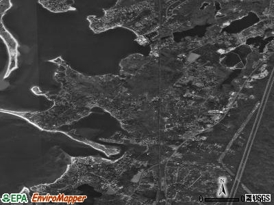 Zip code 02534 satellite photo by USGS
