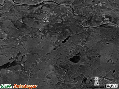 Zip code 18458 satellite photo by USGS