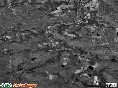 Zip code 18460 satellite photo by USGS