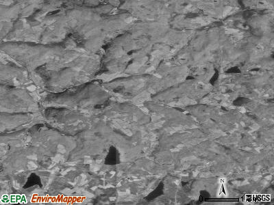Zip code 18462 satellite photo by USGS