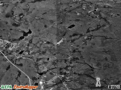Zip code 18466 satellite photo by USGS
