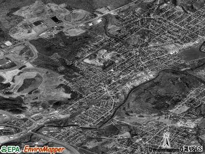 Zip code 18519 satellite photo by USGS