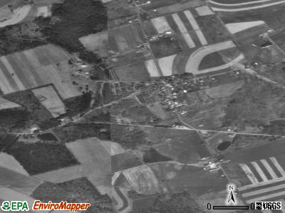 Zip code 18611 satellite photo by USGS