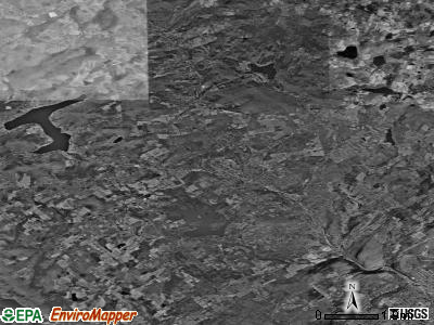 Zip code 18612 satellite photo by USGS