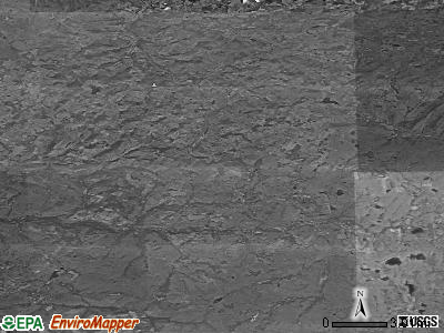 Zip code 18614 satellite photo by USGS