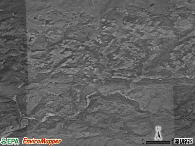 Zip code 18616 satellite photo by USGS
