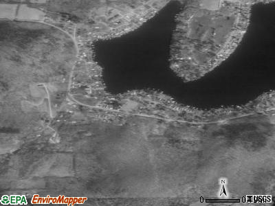 Zip code 18625 satellite photo by USGS