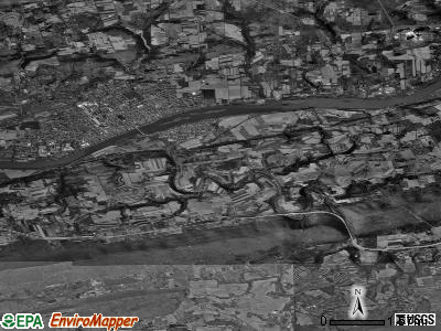 Zip code 18635 satellite photo by USGS