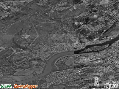 Zip code 18651 satellite photo by USGS