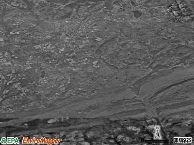 Zip code 18655 satellite photo by USGS
