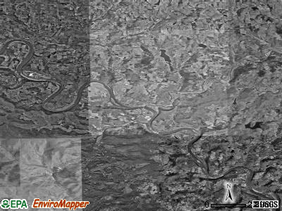 Zip code 18657 satellite photo by USGS