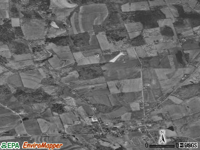 Zip code 18817 satellite photo by USGS
