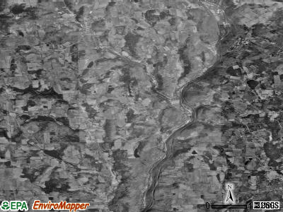 Zip code 18824 satellite photo by USGS