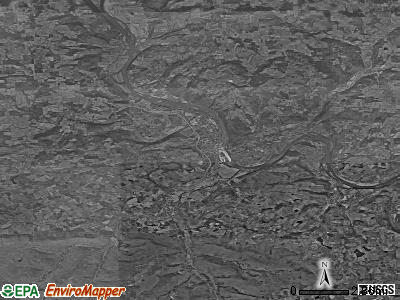 Zip code 18848 satellite photo by USGS