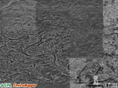 Zip code 18853 satellite photo by USGS