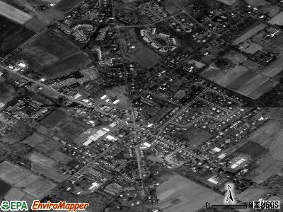 Zip code 18917 satellite photo by USGS