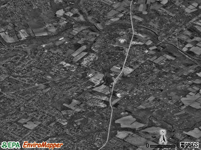 Zip code 18929 satellite photo by USGS