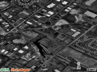Zip code 18936 satellite photo by USGS