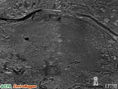 Zip code 18972 satellite photo by USGS