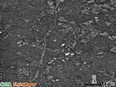 Zip code 18974 satellite photo by USGS
