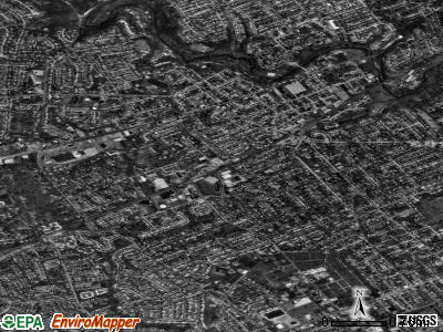 Zip code 19014 satellite photo by USGS