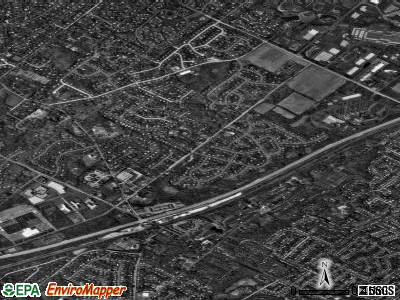 Zip code 19025 satellite photo by USGS