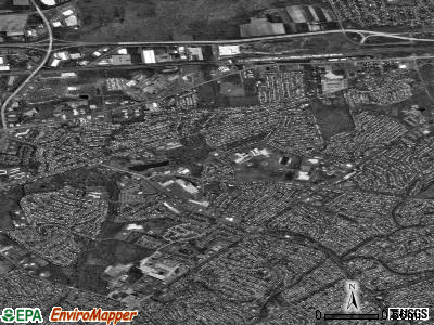 Zip code 19030 satellite photo by USGS