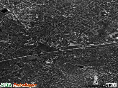 Zip code 19034 satellite photo by USGS