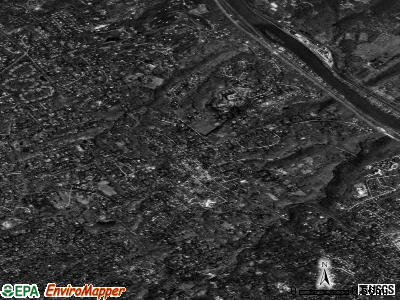 Zip code 19035 satellite photo by USGS