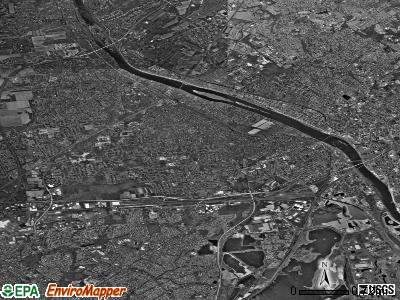 Zip code 19064 satellite photo by USGS