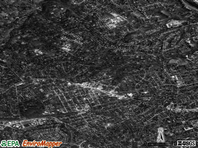 Zip code 19072 satellite photo by USGS