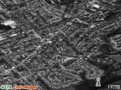 Zip code 19074 satellite photo by USGS