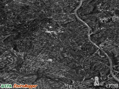 Zip code 19086 satellite photo by USGS
