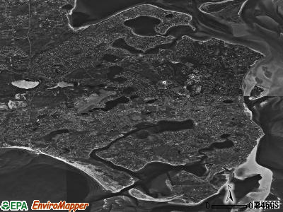 Zip code 02633 satellite photo by USGS