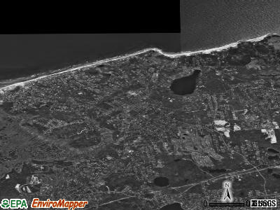 Zip code 02638 satellite photo by USGS